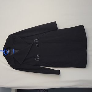 DKNY Black Peacoat